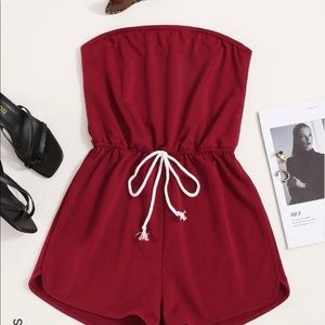 SHEIN red romper